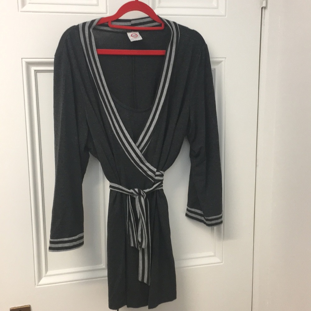Elegant maternity / nursing wrap tunic